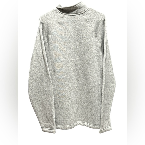 Eddie Bauer Men's Soft And Warm Grey Pull - Over 1/4 Zip-Up Sweater - Picture 3 of 6